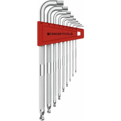 PB Swiss Tools PB Swiss Tools Knurled Hex Wrench Set (Pack) 3212LH-10CN