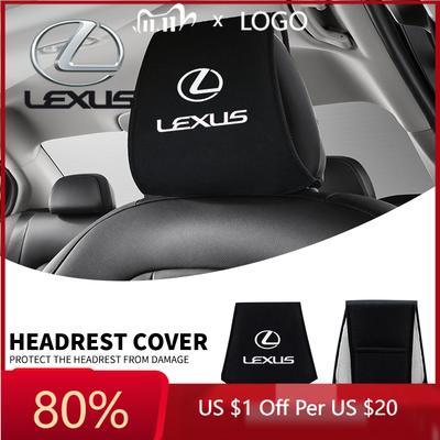 2026 Hot Interior Stickers Car Headrest Cover Seat Head Pillow Neck Headrest Cover Car Stying For F SPORT ES UX 300e GS GX