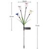 1PC Solar Butterfly Firefly Swaying Garden Lights Waterproof Outdoor LED Path Light for Lawn Yard Patio Landscape Decoration