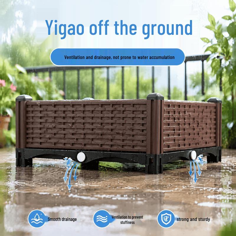 Beifute Weather-Resistant Balcony Planter Box