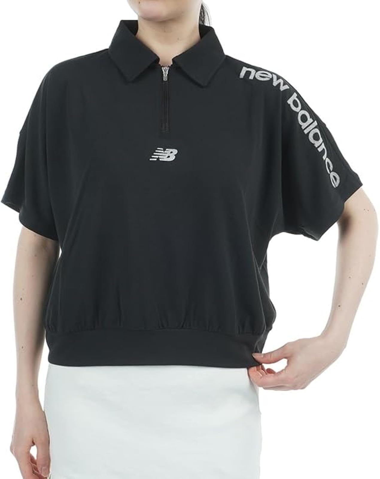 

Футболка-поло с коротким рукавом для гольфа Quick 2 [New Balance] женская (Впитывающий влагу, высыхающий, эластичный) / 012-5168503 010_Черный [L]