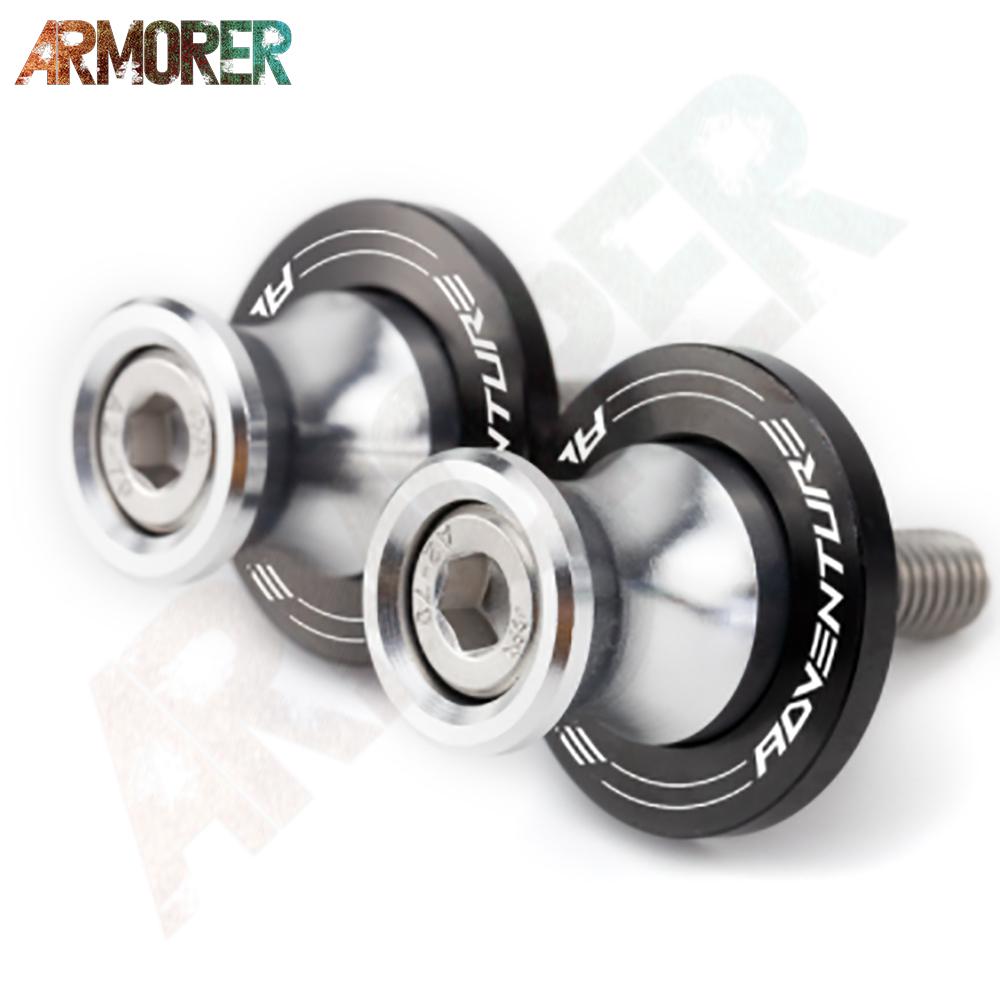 For KTM 1290 Super Adventure 390 790 1050 1090 1190 ADVENTURE ADV Motorcycle Accessories 10mm Swingarm Spool Slider Stand