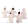 Halloween Spøkelseslys Skummelt Spøkelsesdekorasjon Lysende Spøkelsespynt Hengende Lys for Bord Kaminhylle Veggdekorasjon