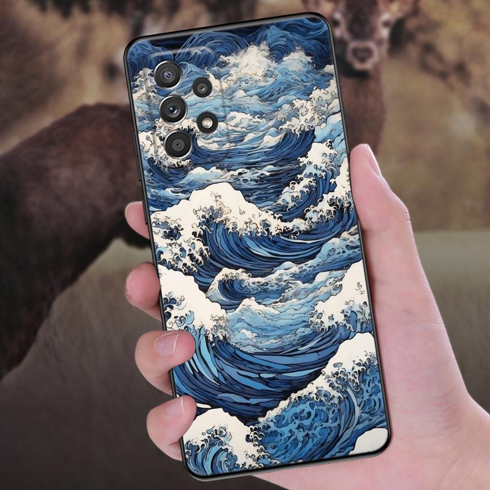 The Great Wave Katsushika Hokusai Phone Case For Samsung Galaxy A57 A56 A37 A55 A36 5G A26 A54 A52 A35 A34 A17 A16 A15 A07 Cover