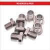 Aluminum Angles Grinder Thread Adapter M10 To M14 / M16 Conversion Screw For Power Tool Accessories