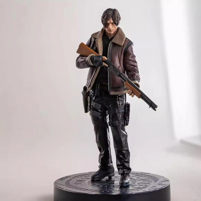 Gift For Fans 30Cm Leon Kennedy Jill Valentine Ada Wong Figure Pvc Game Figurine Desktop Decor Collection Model Toy