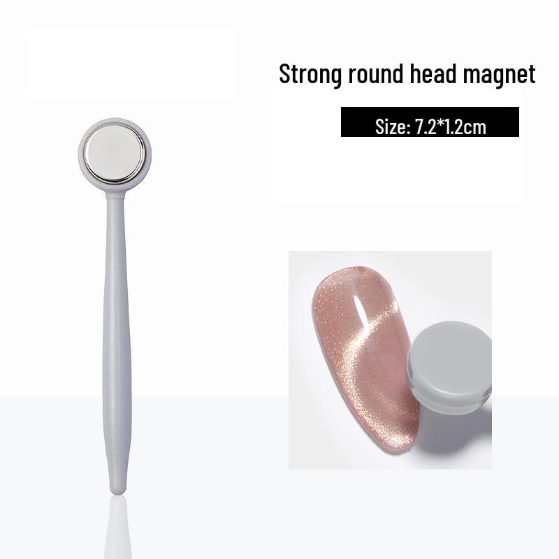 Multifunktionaler Katzenaugen-Nagelkunst-Magnet: Starker zylindrischer Magnet für ausgefallene Blitzeffekte.