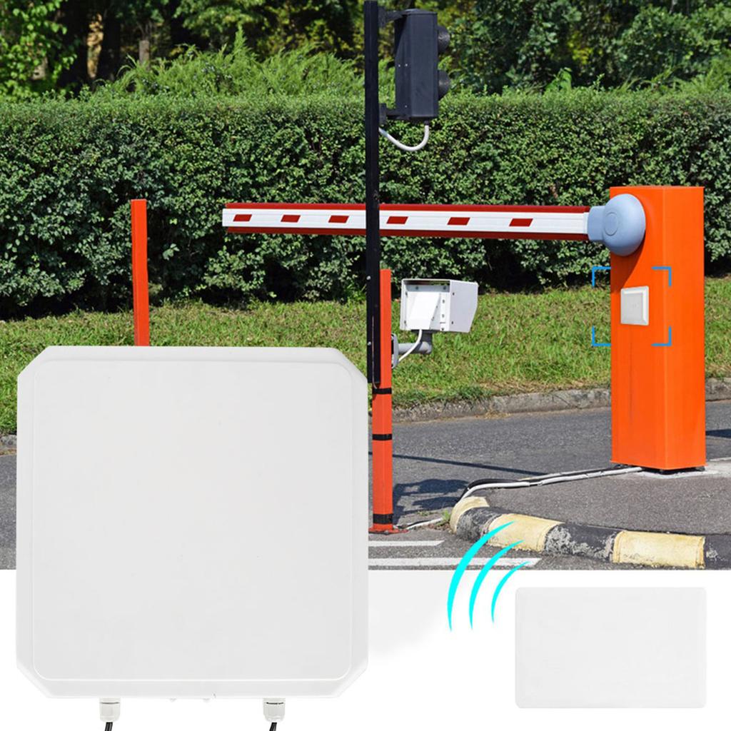 Waterproof UHF RFID 32.8ft Long Range Card Reader for Parking System Access Control