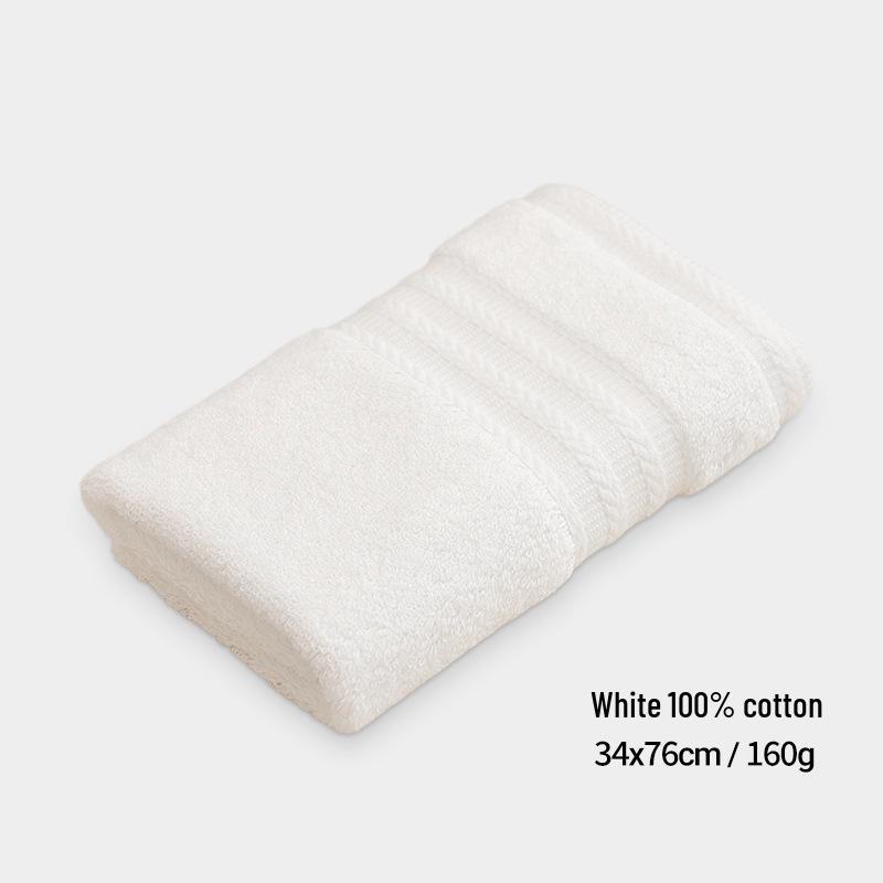 Park Hee Long-Staple Cotton Face Towel: Absorbent, Thickened, Non-Shedding, All-Cotton Washcloth.