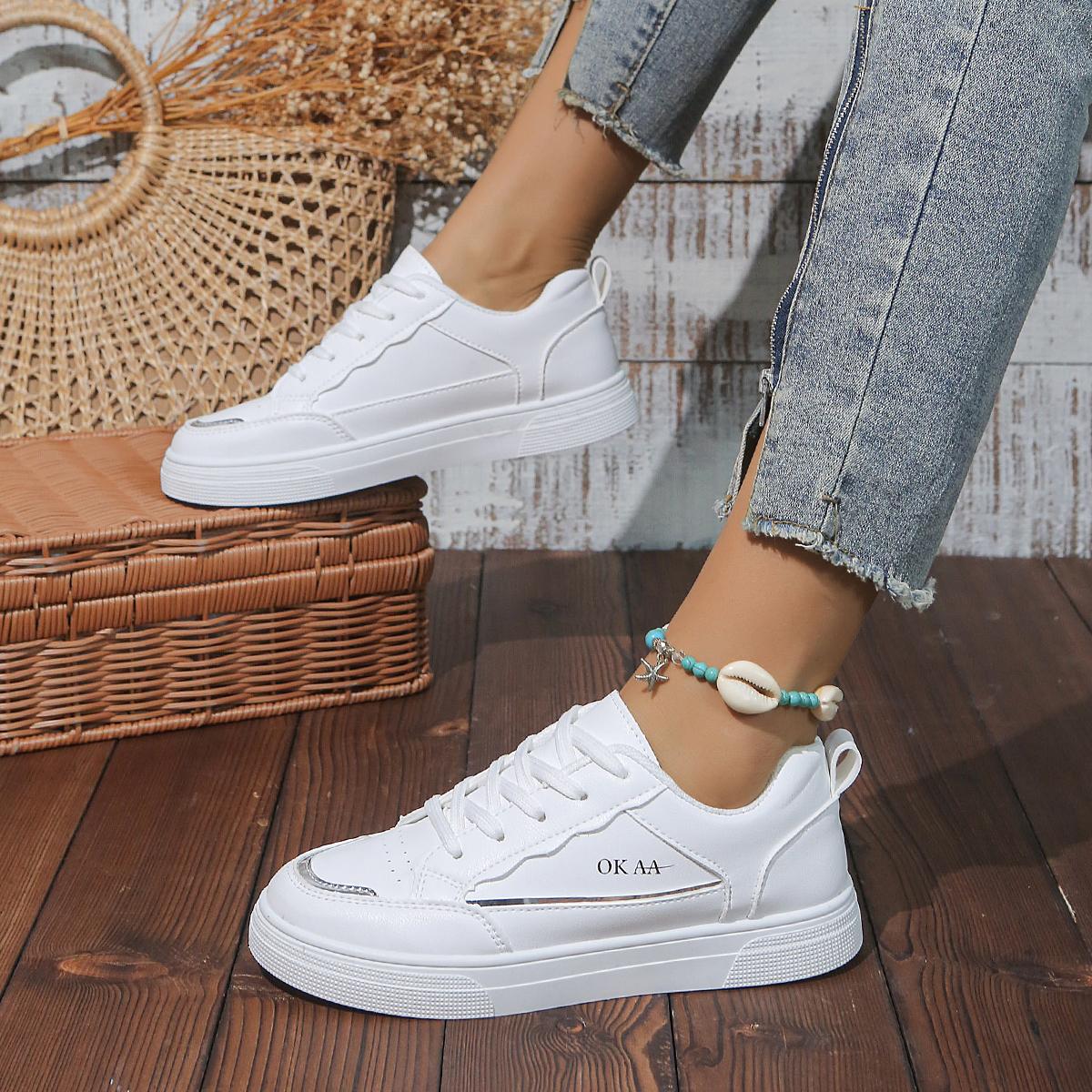 

Модные женские кроссовки Тренд Мода Комфорт Повседневные плоские кроссовки Женские уличные прогулочные плоские туфли на платформе для женщин Zapatos De Mujer 35 серебряный