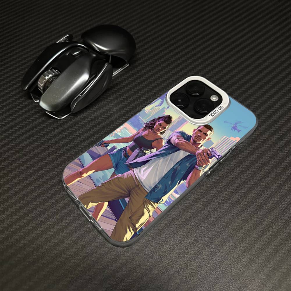 San Andreas G-GTA Phone Case For iPhone 16 15 14 13 12 11 Pro Max 17 Plus Colorful Cover