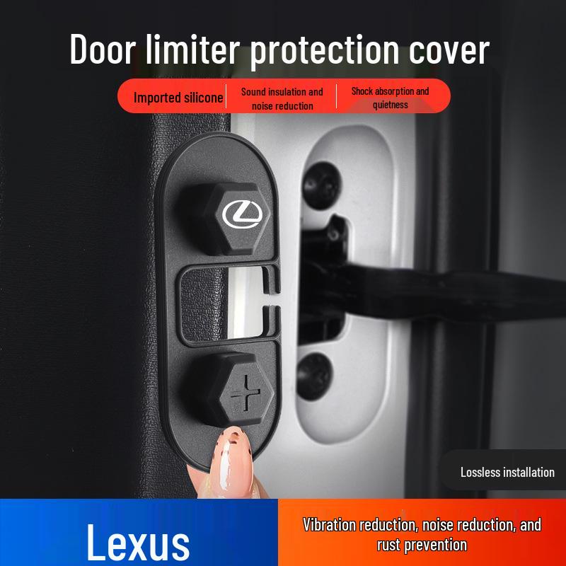 Rustproof Silicone Cover for Lexus Door Stopper (ES260, NX200, RX350, UX300)