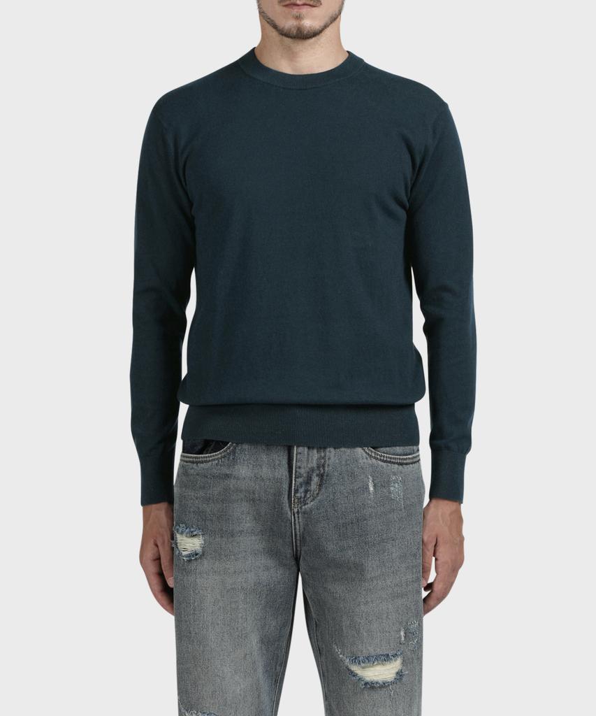 PANICALE Blue Logo Round Knit