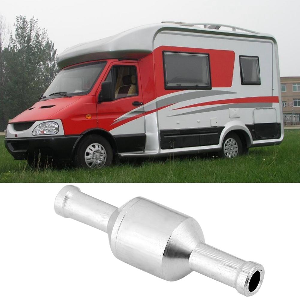 Step Aluminium Inline Straight Check Valve Fuel Diesel Gas Liquid Air One Way Non Return