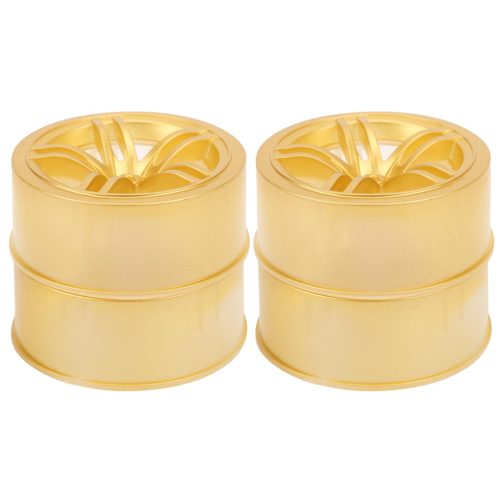 

1 10 Racing RC Car Wheel Plastic Wheel Hub RC Car Spare Accessory On Road Racing Car(Gold ) золотий