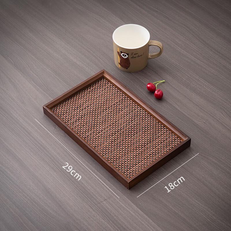 Ruhan Rectangular Wooden Serving Tray Set