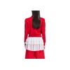 adidas Originals Fb Fw25 Manches Montantes Confortable Doux Respectueux de la Peau Col Haut Veste Rayée Vestes Femme KS1363