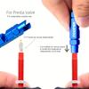 French-Style Tool Laser TOOPRE Three-in-One Bicycle Valve Core Remover - Compact Aluminum Alloy Tool for Schrader and Presta Valves, Non-Slip Grip