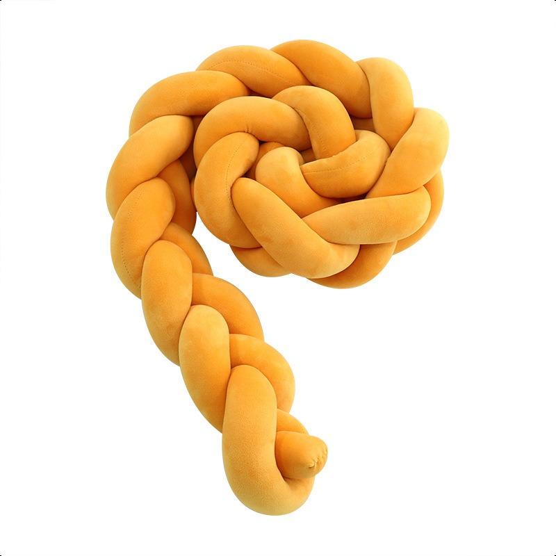 3 Stränge geknoteter geflochtener Streifen für Kinderzimmer, Mutter- und Säuglingsqualität, Krippenschutz, Antikollisionsstreifen, Sicherheitszaun