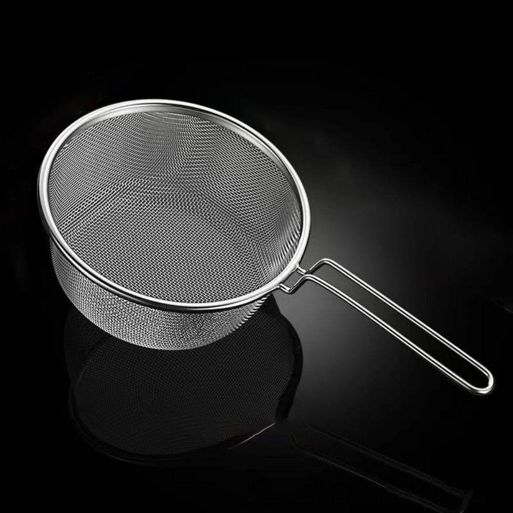 

Oval Stainless Steel Strainer Scoop Stainless Steel Frying Strainer Spoon Kitchen Gadgets Style 3