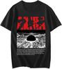 90s Japan Akira Graphic T Shirts Vintage Manga Kaneda Shotaro Men Harajuku Fashion O-Neck Tee Streetwear Casual Top Black