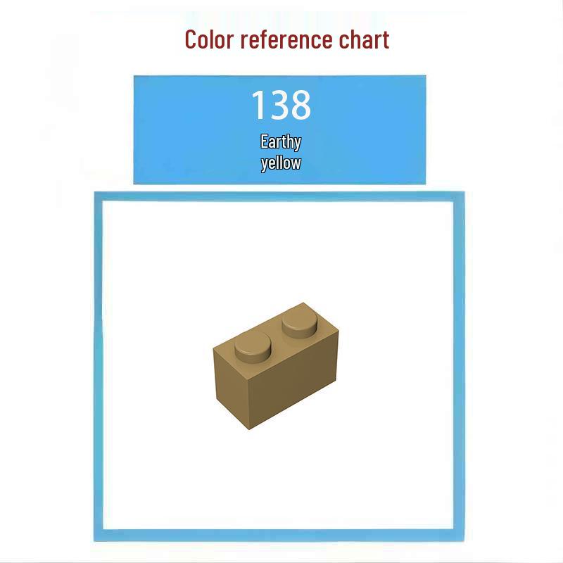 50g MOC 60593 Small Particle Building Block Accessories: 1x2x3 Window Frame with 60602