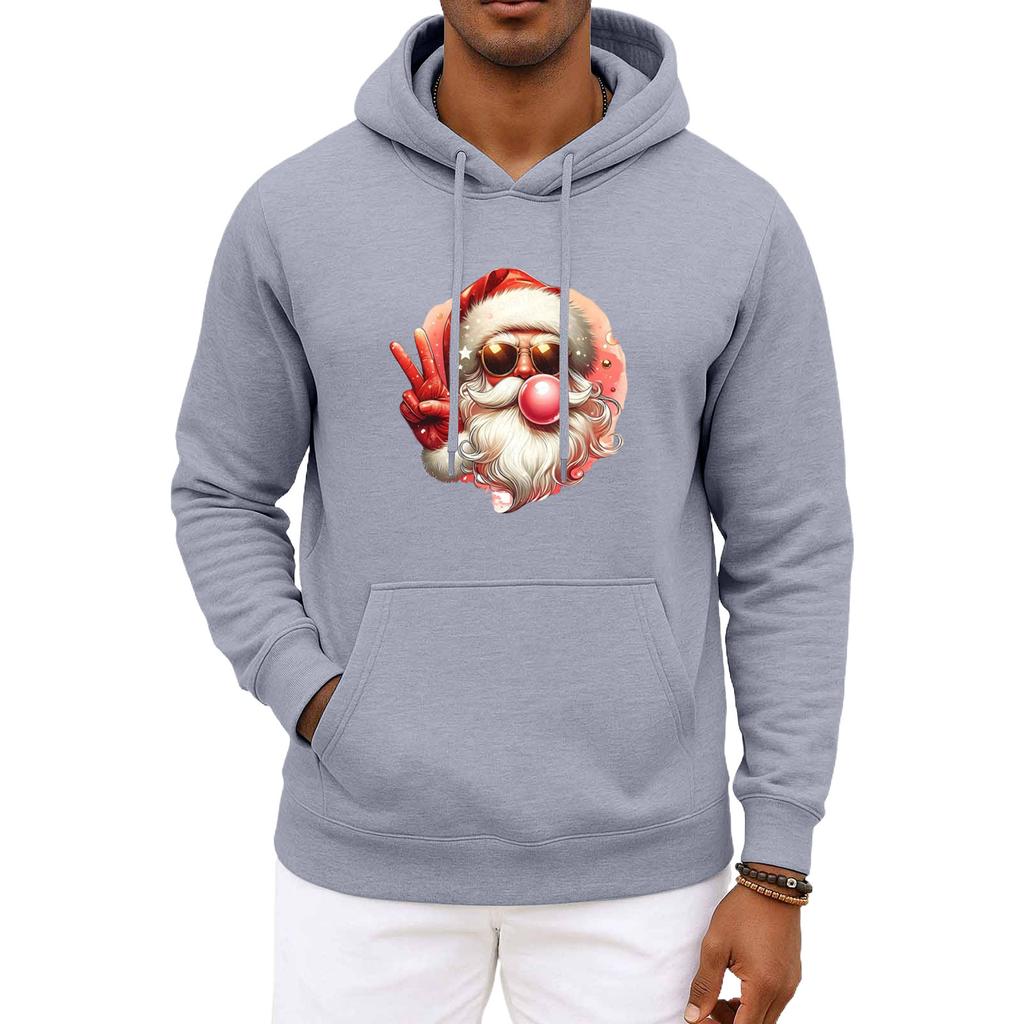 Men's And Women's Christmas Hooded Hood Long Sleeves Hoodie