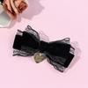 Haarschmuck Haarspangen Schleife Lolita Cosplay Y2K Accessoires Silvesterdekorationen Haarnadel Mädchenartikel Weihnachten Haargummi