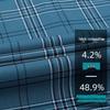 Romon Men's Comfortable Breathable Business Casual Plaid Shirt