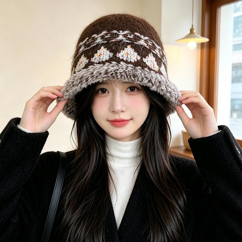 Wool Blend Vintage Fisherman Hat For Women Winter Fashion Casual Travel Accessories