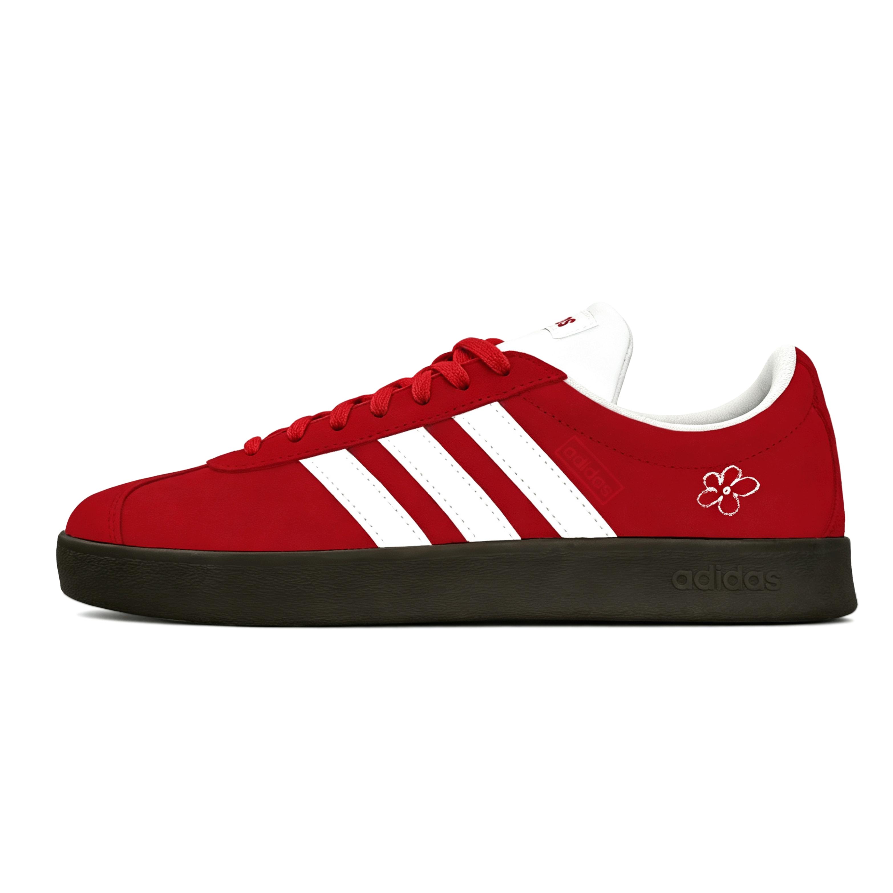 

Adidas VL COURT 2.0 Skateboard Shoes Unisex Carmine HQ1802(Team537-) 40