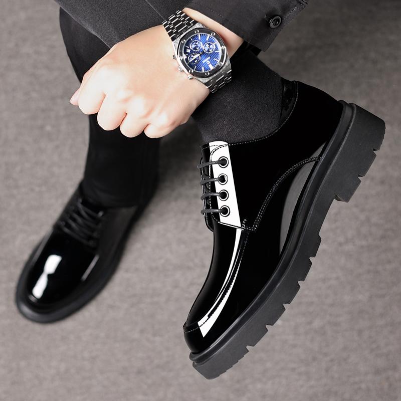 Fashion New Arrival Mens Casual Leather Shoes Handmade Outdoor Sneakers Street Style Male Wedding Dress Shoes Versatile Oxford Footwear