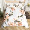 3PCS Single-sided Printed Bedding Set ,Comforter Animal Plant Flowers Leaves Duvet Bedding Cover Pillows Comfortable Bedspreads