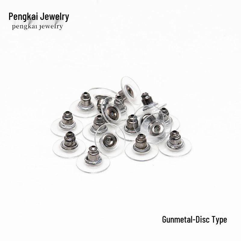 DIY Jewelry Accessories: Hypoallergenic Silicone Earring Backs & Stainless Steel Ear Plugs