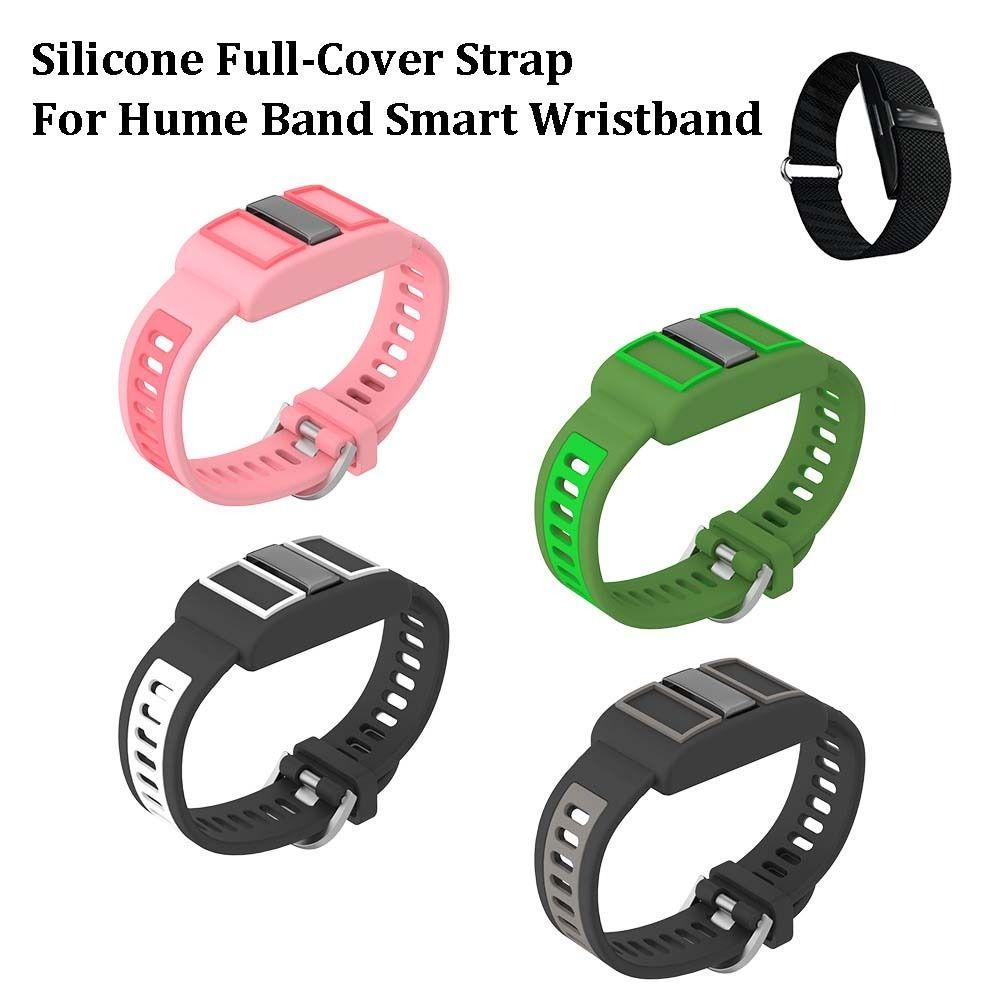 Soft Silicone Strap Adjustable Fitness Tracker Strap Sport Wristband for Hume Band for Men Women