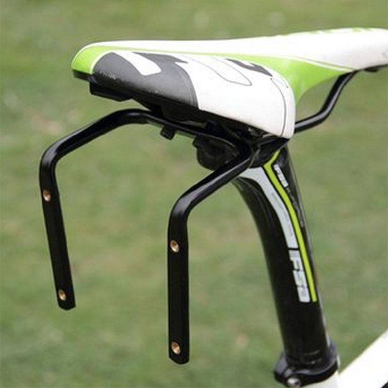 Aluminium Alloy Double Water Bottle Holder Cage Adapter Rack for Bike Bicycle Cycling Back Seat Saddle Black #1