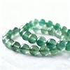 Green Strawberry Quartz Round Beads Bracelet - DIY Jewelry Accessories.