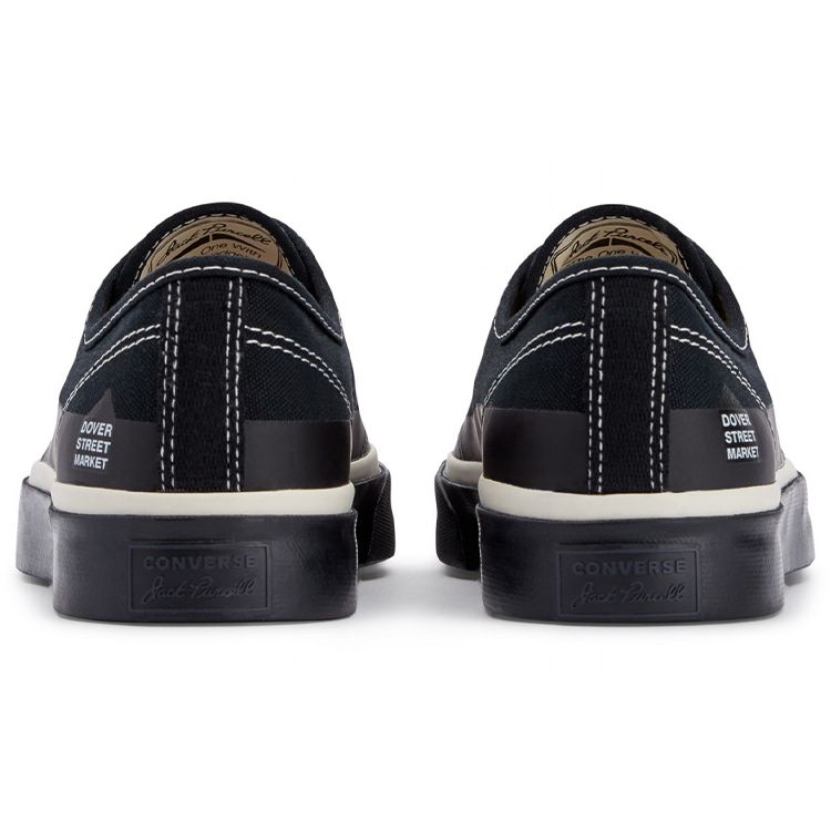 Converse Dover Street Market X Jack Purcell Low Black Unisex Sneakers Egret 168964C