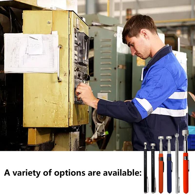 Teleskopischer Magnetstab Teleskopisches Magnet-Aufnahmewerkzeug Leichter Metall-Saugstab Zubehör für Fahrzeuginspektionswerkzeuge