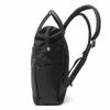 moz ZZEI-01 Women's 17L Elk Backpack, Scandinavian Design, Fits A4 Size Documents, Black x Gold