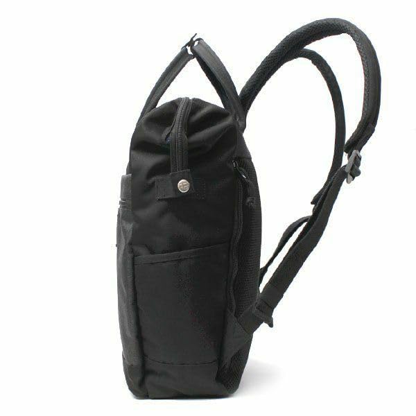 moz ZZEI-01 Women's 17L Elk Backpack, Scandinavian Design, Fits A4 Size Documents, Black x Gold