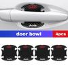 3D Car Door Bowl Door Handle Protective Sticker Rearview Mirror Carbon Fiber Drop Adhesive Sticker For B  Car Accessories