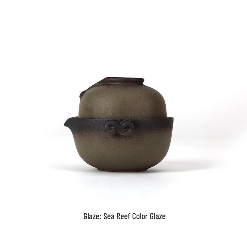 Edenus Portable Ceramic Kung Fu Tea Set