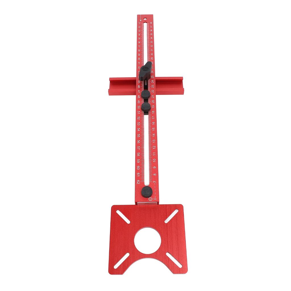 Router Milling Groove Bracket Aluminum Alloy Adjustable Multifunctional Cabinet Hardware Jig and Router Guide for