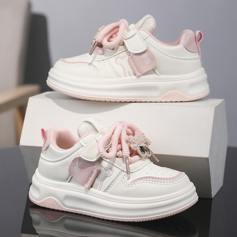 

Детские кроссовки Four Seasons Low Top Breathable для скейтбординга для детей и студентов, популярные кроссовки для бега, для мальчиков и девочек, удобные кроссовки для спортзала 26 розовый