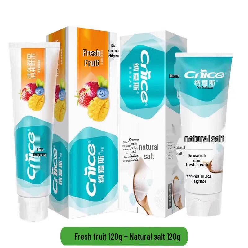 Nice Fresh Breath & Gum Care Toothpaste Duo