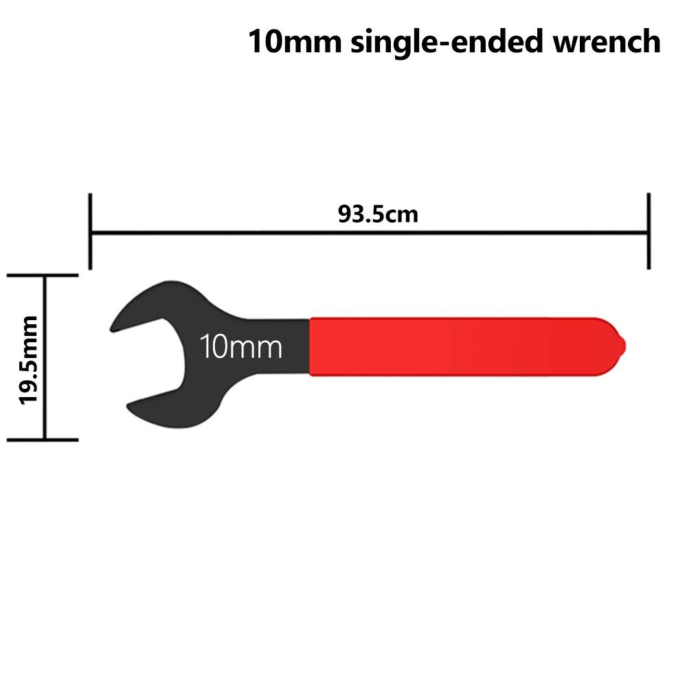 1Pcs Thin Single Open End Wrench 7-32mm Metric Single-Head Fixed Wrench  for Auto Repair 10mm