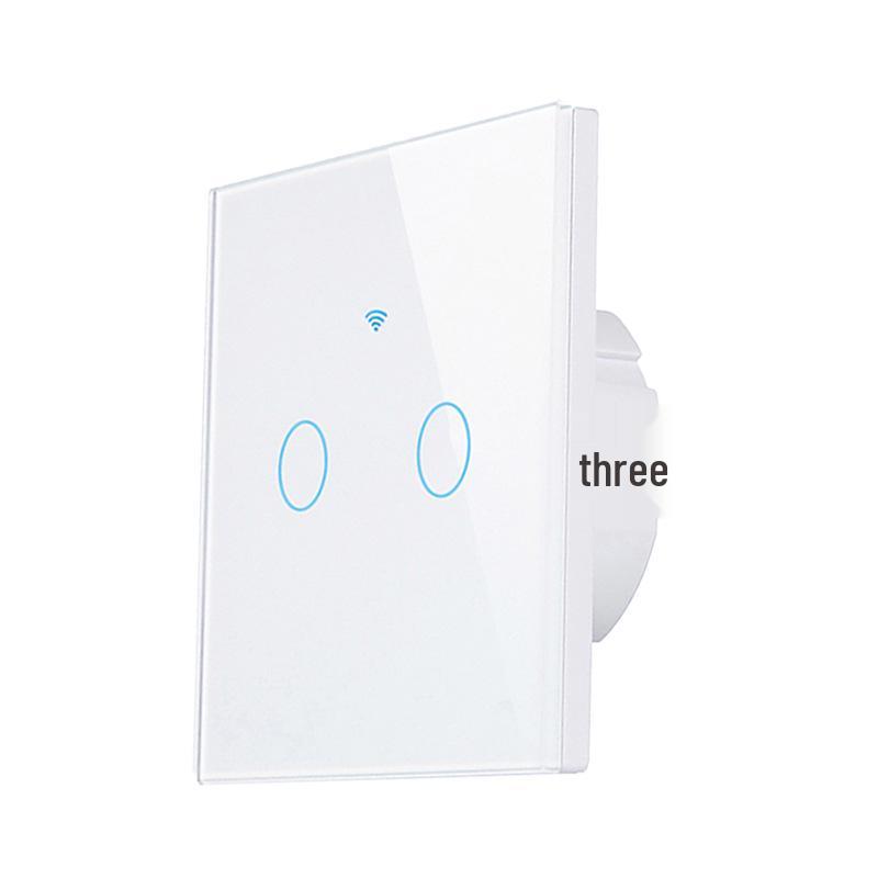 Matter European Standard Smart WiFi Touch Switch (Live/Neutral or Single Live Wire) with Alexa & HomeKit Compatibility.