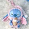 Nwe Miniso Disney Stitch Eat Some Thing Before Sleep Series Vinyl Blind Box Bag Pendant Cute Doll Mystery Box Toy Adult Gift