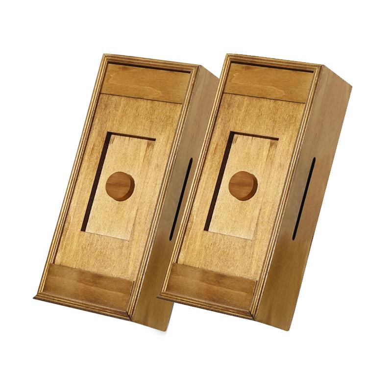 

2PCS Money Jewelry Secret Puzzle Boxes With Hidden Compartments Creative Cash Christmas Gift Ideas Brain Teasers Toys Kids Adult